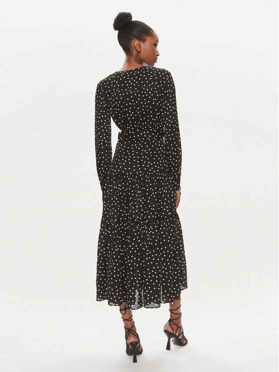 PINKO Pinko Rochie tip cămașă Isometria 101838 A0ZK Negru Regular Fit