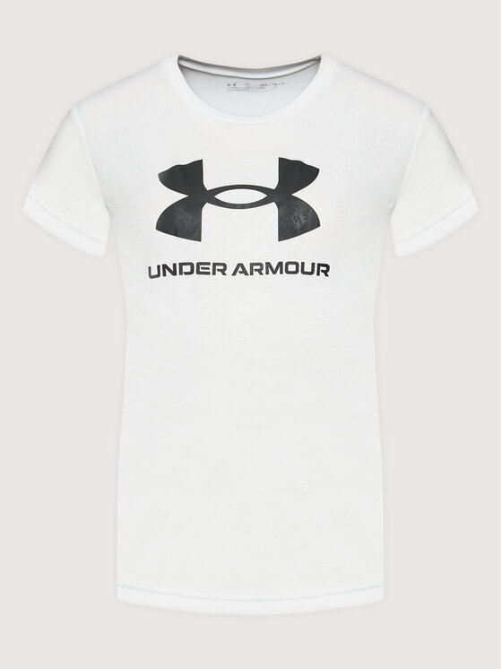 Under Armour Under Armour Тишърт Ua Sportstyle Logo 1363282 Бял Loose Fit