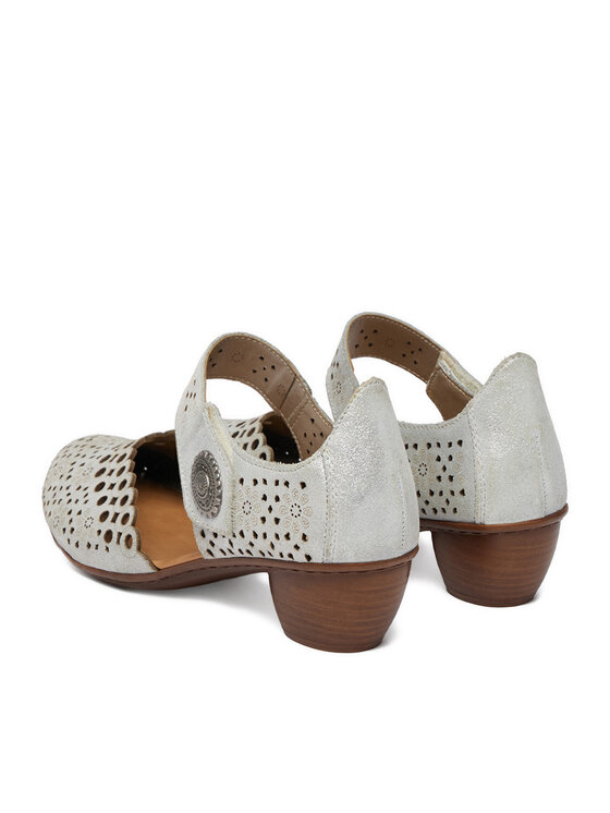 Rieker Rieker Halbschuhe 43753-90 Silberfarben