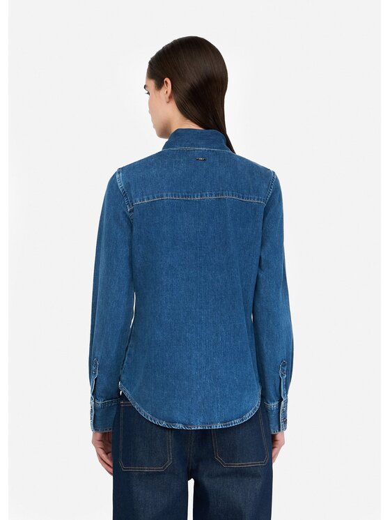 Liu Jo Liu Jo camicia di jeans UF5215D028478941 Celeste Regular Fit