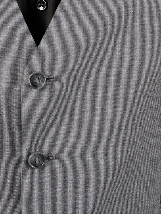 Evenemen Evenemen Kamizelka BREGAMO NOTTE Szary Slim Fit