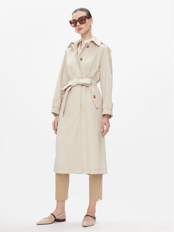 Marella Marella Trencz Moritz 2413021021200 Beżowy Regular Fit