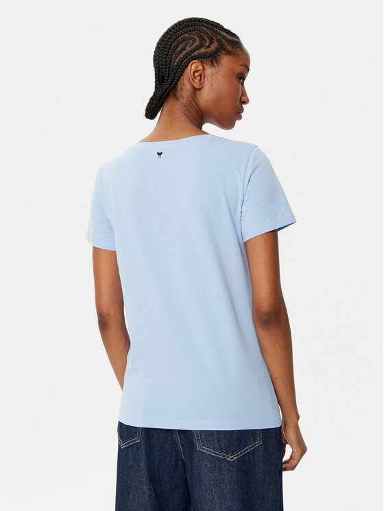 Weekend Max Mara Weekend Max Mara Tricou Multib 2515971011 Albastru celest Regular Fit
