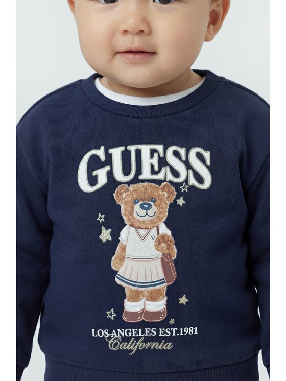 Guess Kids Guess Kids Sweter 183739 Niebieski Classic Fit