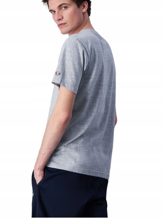 Champion Champion T-Shirt 219831-EM021 Szary Standard Fit