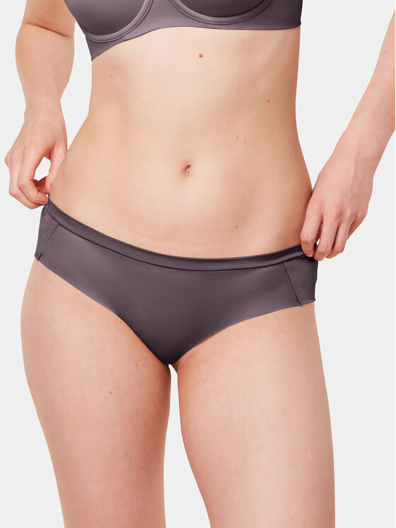 Triumph Boxerky Body Make-up Soft Touch Hipster EX 10193532 Sivá