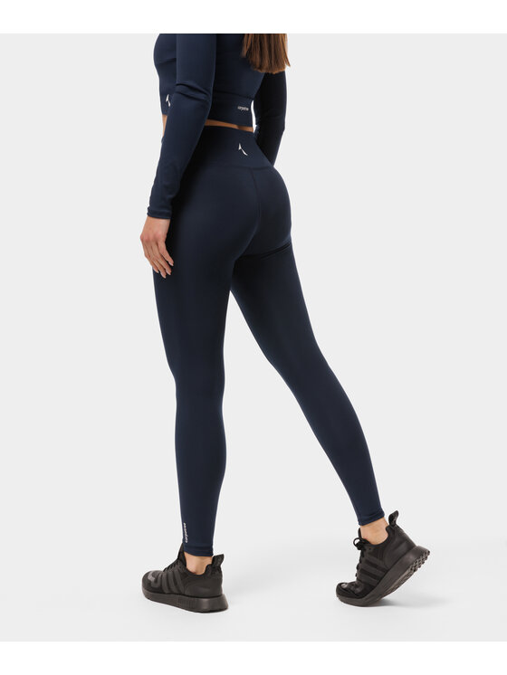 Carpatree Carpatree Legginsy Crossover leggings Niebieski Fitted Fit