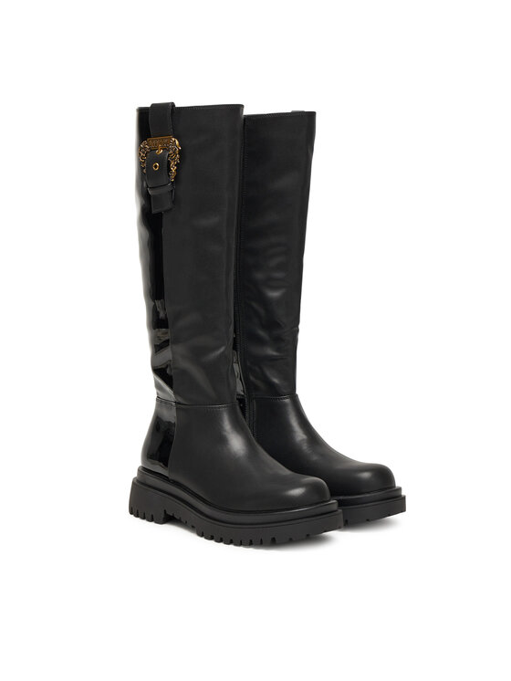 Versace Jeans Couture Versace Jeans Couture Kozaki 79VA3S65 Czarny