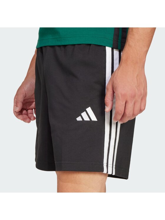 adidas adidas Szorty sportowe Essentials 3-Stripes JD1891 Czarny Regular Fit