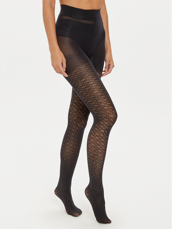 BOSS Boss Ciorapi de Damă Th Monogram Pa W 50524416 Negru