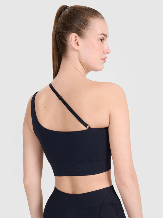 4F 4F Biustonosz sportowy TRAINING SEAMLESS Czarny