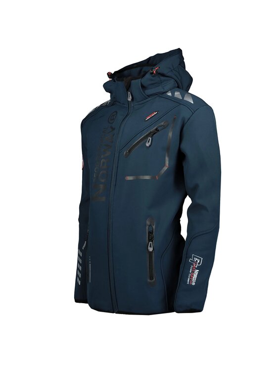 Geographical Norway Geographical Norway Kurtka softshell WW1975H/GN/Navy / Black Granatowy Regular Fit