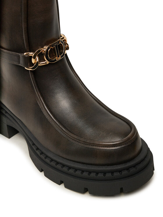 TWINSET TWINSET Botine 242TGT110 Maro