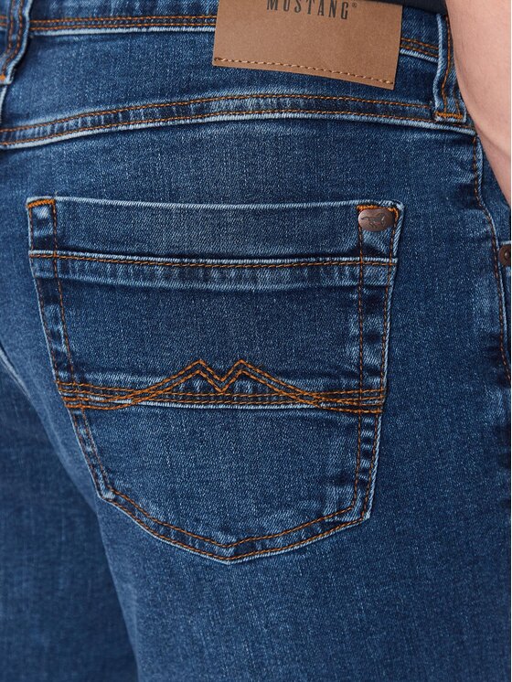 Mustang Mustang Jeansy Washington 1013657 Niebieski Slim Fit