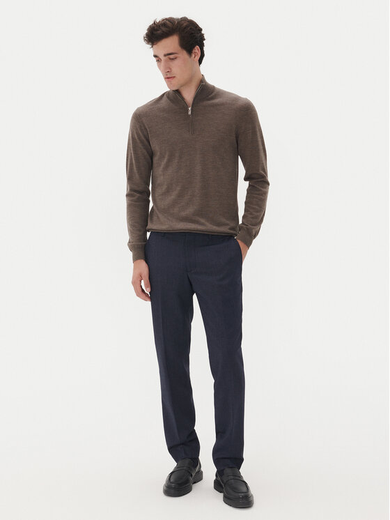 Matinique Matinique Pulover Mason 30207103 Rjava Regular Fit