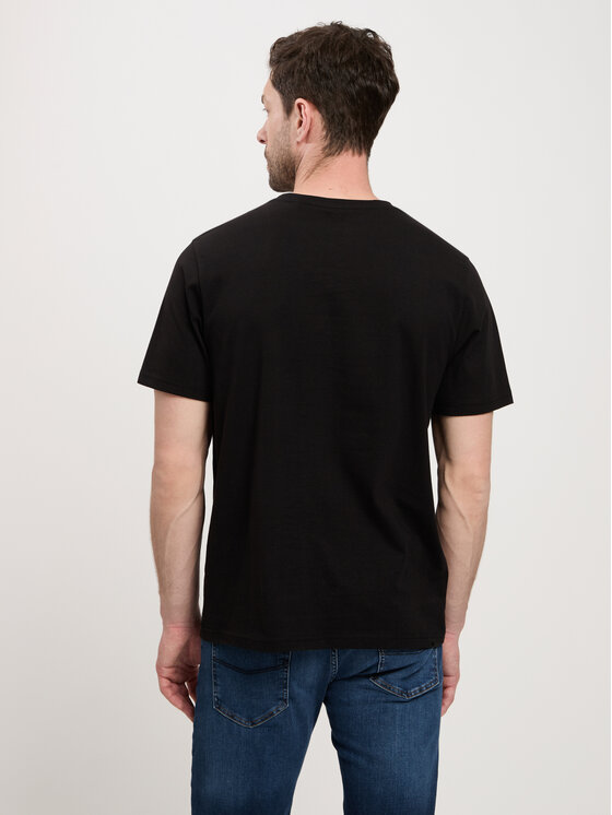 Cross Jeans Cross Jeans T-Shirt 16015-020 Czarny Regular Fit