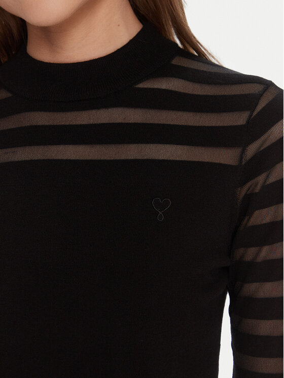LOLA CASADEMUNT LOLA CASADEMUNT Halenka LF2511015 Černá Slim Fit
