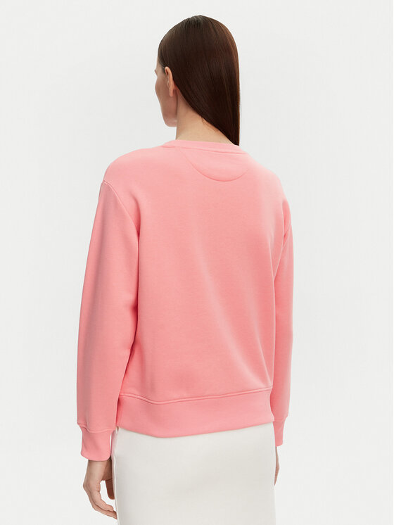 Gant Gant Bluza Shield 4201414 Różowy Relaxed Fit