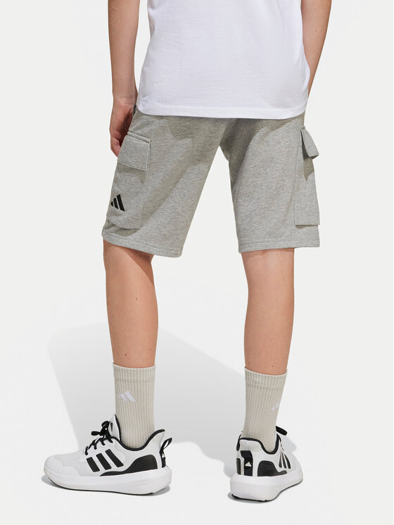 adidas adidas Szorty sportowe Essentials Cargo JE3973 Szary Regular Fit