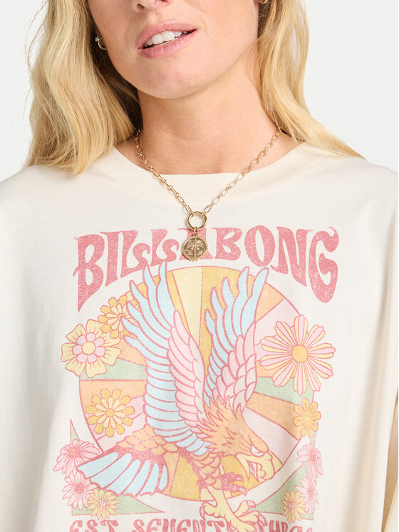 Billabong Billabong Μπλουζάκι Ana Aguila EBJZT00490 Μπεζ Regular Fit