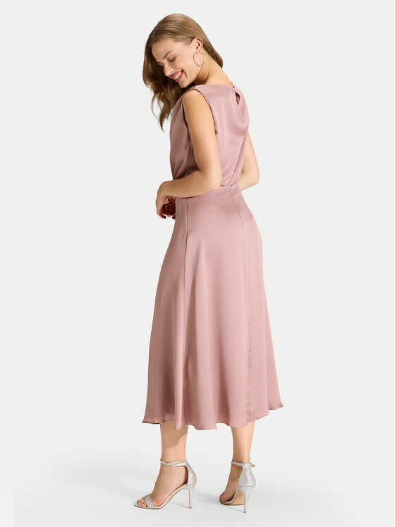 Swing Swing Kokteilinė suknelė 5AK04900 Rožinė Regular Fit