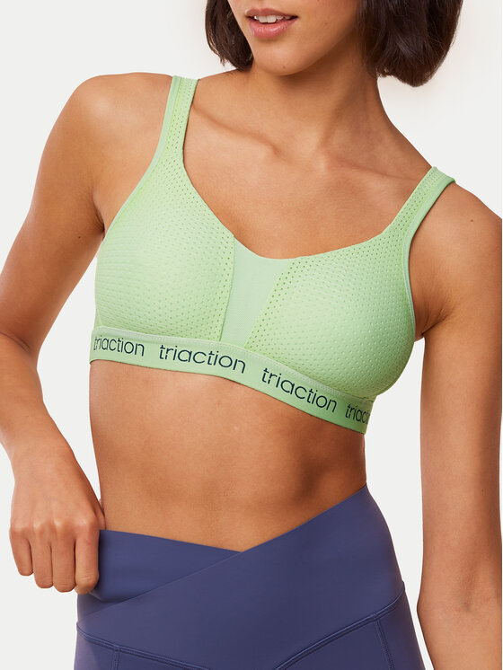 Triumph Triumph Biustonosz sportowy Triaction Energy Lite 10201677 Zielony