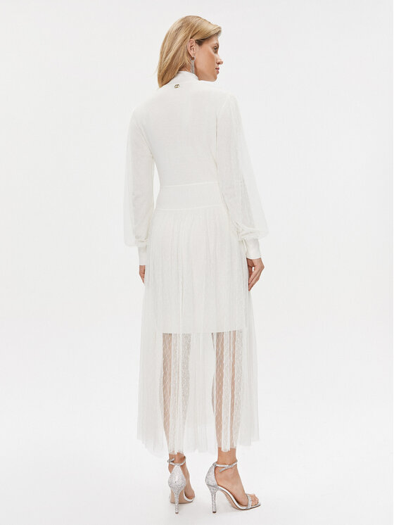 TWINSET TWINSET Trikotāžas kleita 232TT3413 Écru Regular Fit