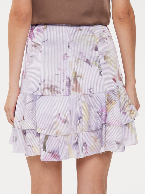 Ted Baker Ted Baker Fustă mini Miage 274152 Violet Regular Fit