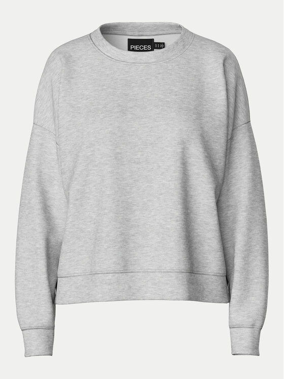 Pieces Pieces Majica dugih rukava Chili 17113432 Siva Regular Fit