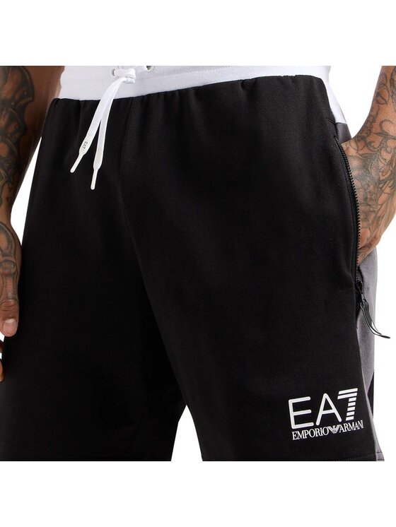 Emporio Armani Emporio Armani Sportovní kraťasy 3DPS58 PJLIZ Černá Regular Fit