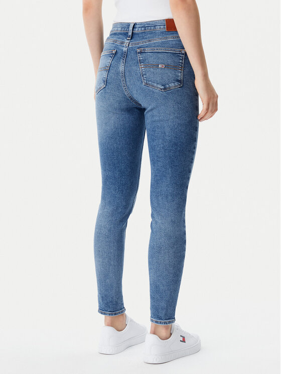 Tommy Jeans Tommy Jeans Traperice Nora DW0DW20652 Plava Skinny Fit