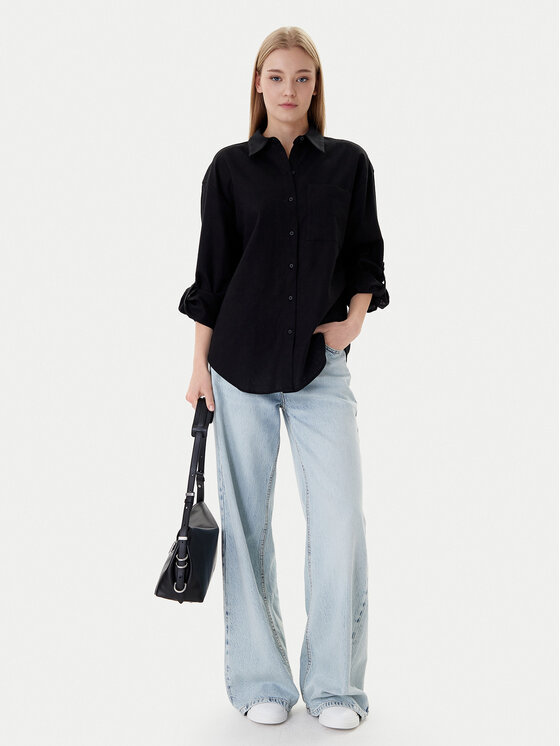 Calvin Klein Jeans Calvin Klein Jeans Marškiniai LV044E195G Juoda Regular Fit