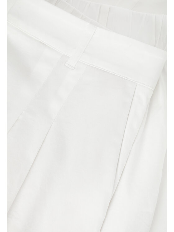 TATUUM TATUUM Spodnie materiałowe ZOKI 1 Biały Loose Fit