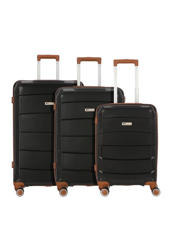 cocoono cocoono Komplet walizek 303980 Brązowy