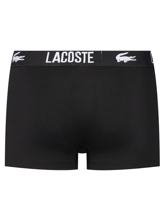 Lacoste Lacoste Set od 3 para bokserica 5H2393 Crna