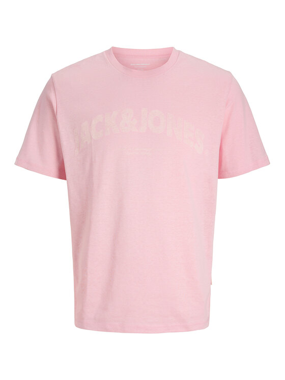 Jack&Jones Jack&Jones Тишърт Almeria 12276962 Розов Regular Fit