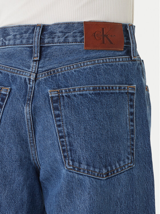 Calvin Klein Jeans Calvin Klein Jeans Jeansy LV047F727G Tmavomodrá Wide Leg