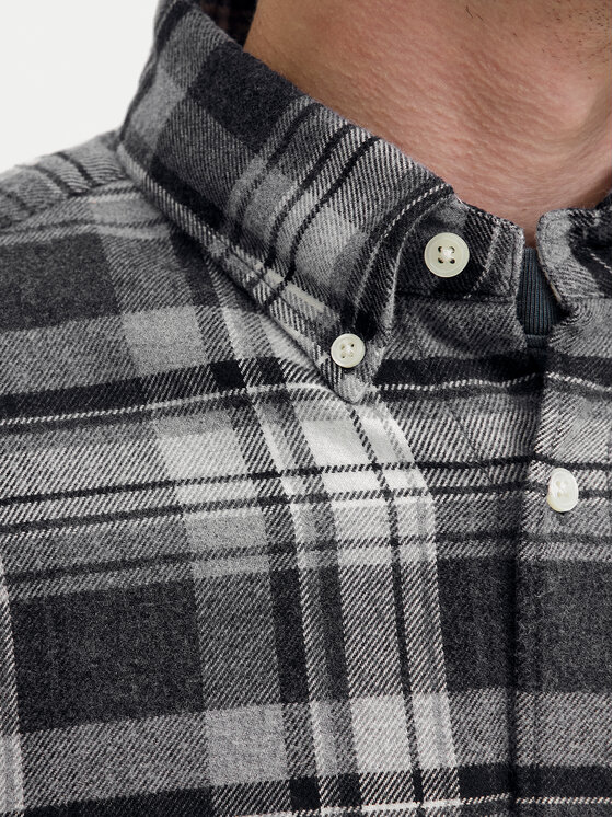 Jack & Jones Jack & Jones Риза Blubarkley 12286224 Сив Regular Fit