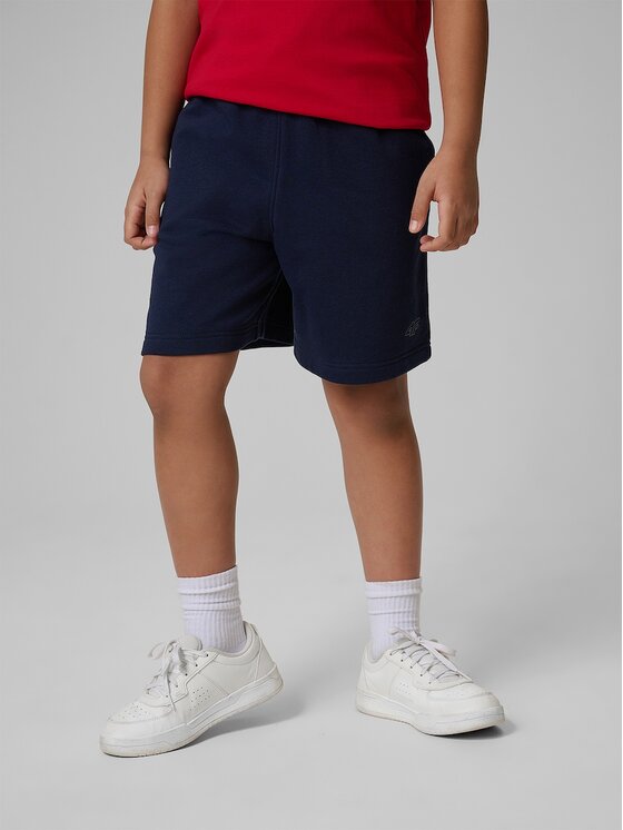 4F 4F Szorty sportowe BASIC+ Granatowy Regular Fit