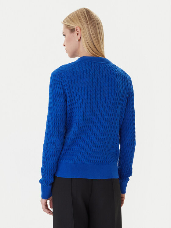Tommy Hilfiger Tommy Hilfiger Pullover Fine WW0WW44993 Blau Regular Fit