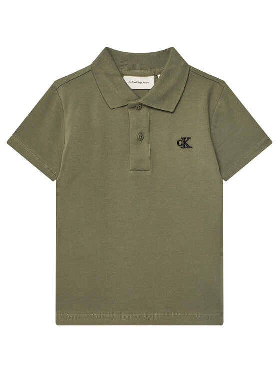Calvin Klein Jeans Calvin Klein Jeans Polo majica Essential IB0IB02486 M Zelena Regular Fit