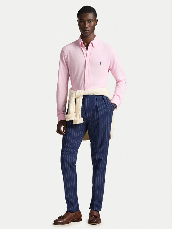 Polo Ralph Lauren Polo Ralph Lauren Риза 710654408101 Розов Slim Fit