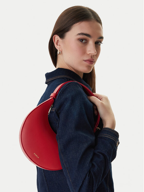 Furla Furla Ročna torba Delizia Mini WE00649 AX0733 CN 4484S Rdeča