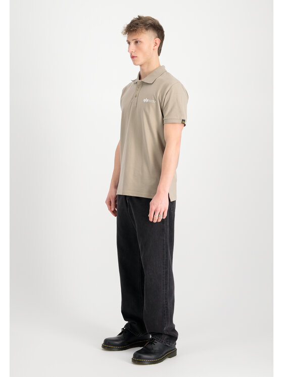 Alpha Industries Alpha Industries Polo Basic Small Logo Polo Żółty Regular Fit