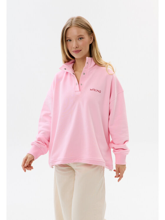 Mirons Mirons Bluza soft Różowy Regular Fit