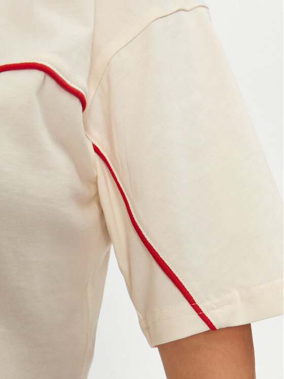 Fila Fila T-krekls Loobu FAW0908 Écru Regular Fit