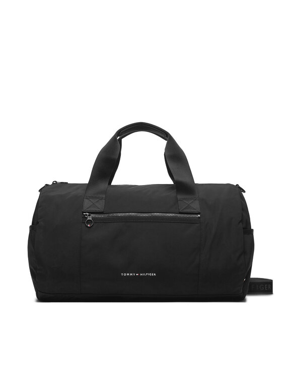 Tommy Hilfiger Torbica Th Skyline Duffle AM0AM11551 Črna