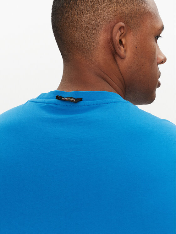 Napapijri Napapijri T-shirt S-Turin NP0A4HQG Plava Regular Fit