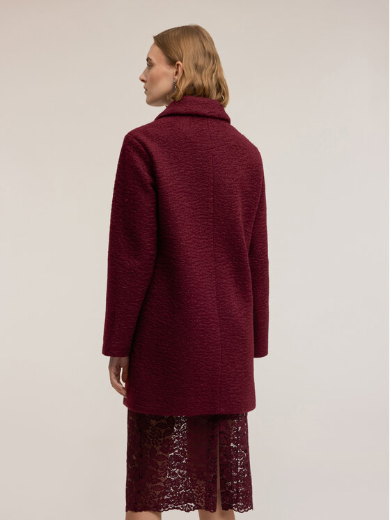 Motivi Motivi Cappotto invernale 0080W000118N036 Bordeaux Regular Fit