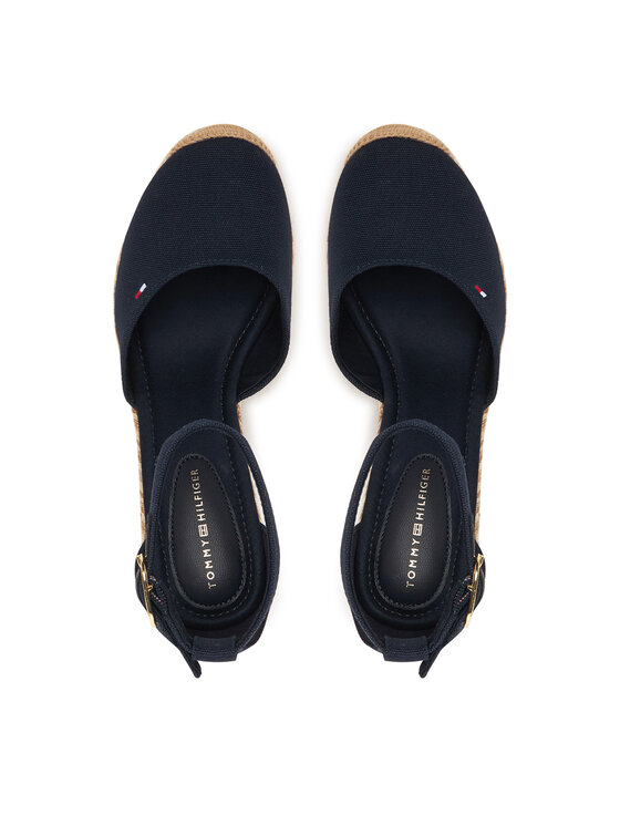 Tommy Hilfiger Tommy Hilfiger Еспадрили Wedge FW0FW09225 Тъмносин